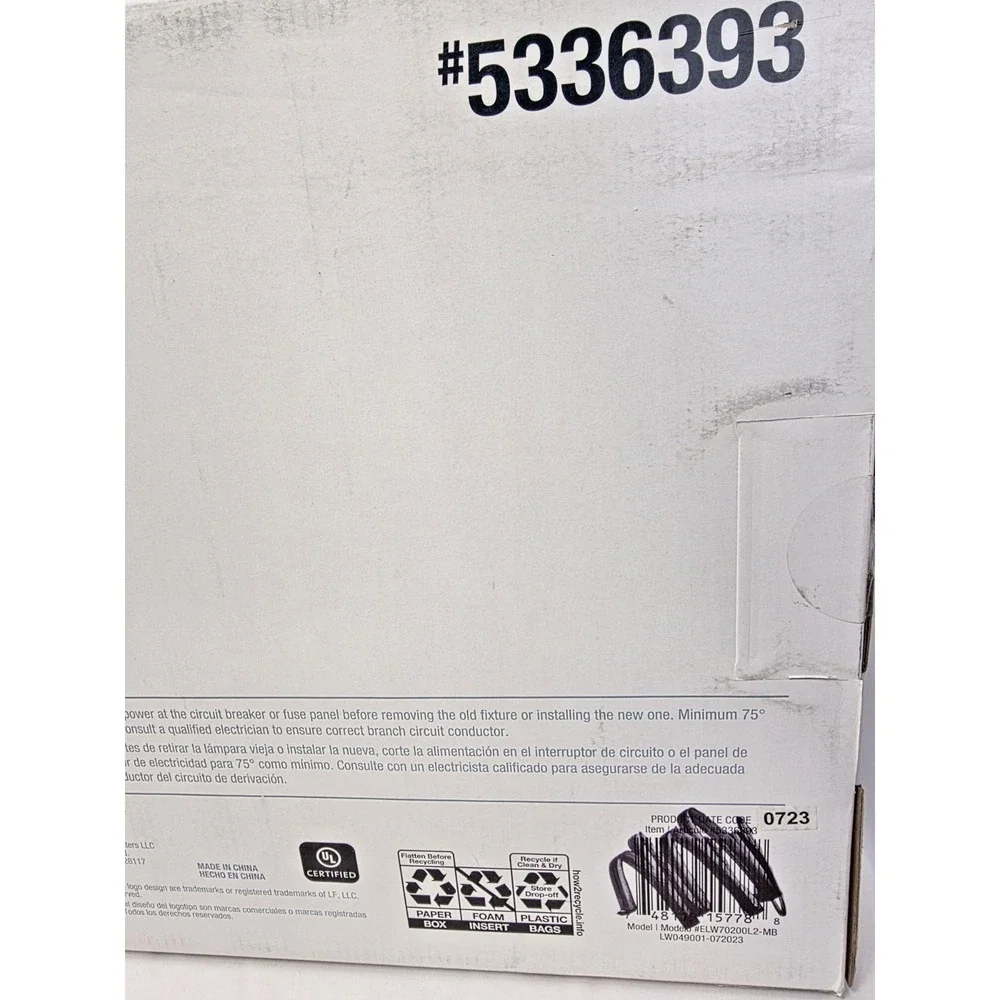 Origin 21 TREGO ELW70200L2-MB 4-Light Linear Chandelier 39
